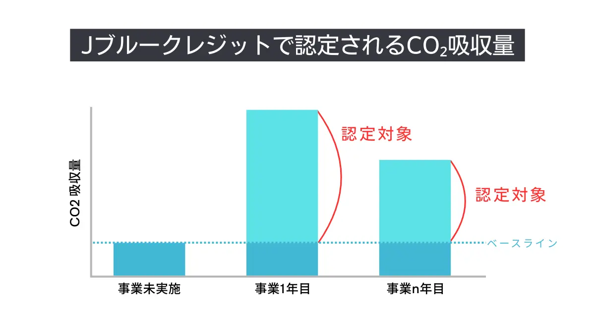 日本独自のブルーカーボンクレジット制度「Jブルークレジット」で認定されるCO2吸収量