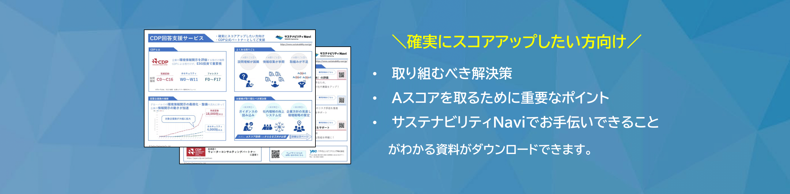 CDP回答支援サービスの資料概要